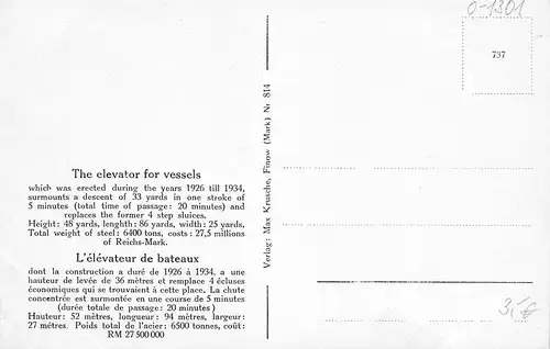 Schiffshebewerk des Hohenzollernkanals ngl 168.199