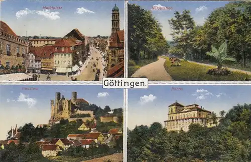 Göttingen, Mehrbildkarte ngl G2444