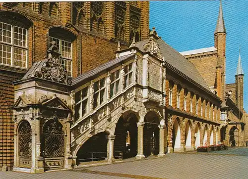 Hansestadt Lübeck, Rathaustreppe ngl G1708