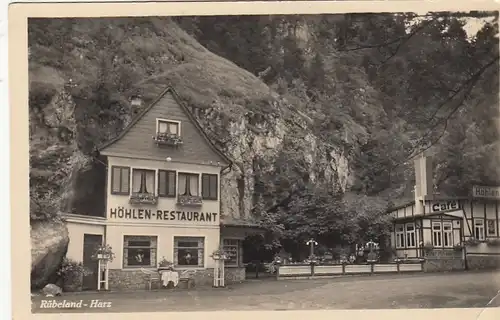 Rübeland, Harz, Höhlen-Restaurant mit Felsengrotte ngl G5386