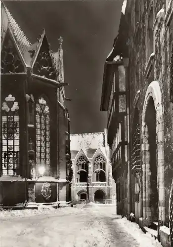 Braunschweig, Am Altstadt-Rathaus, Bildkarte im AK-Format ngl G1939