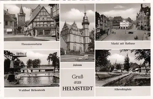 Helmstedt, Mehrbildkarte gl1961 G1963