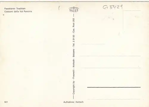 Passeierer Trachten ngl G5429