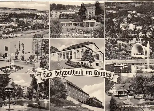Bad Schwalbach i.T., Mehrbildkarte gl1966 G5527