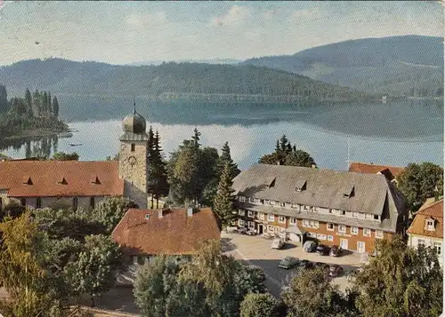 Schluchsee, Schwarzwald, Teilansicht mit Hotel Schiff (?) gl1959 G4219