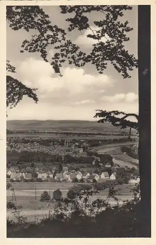 Höxter, Weser-Bergland, Blick vom Bergrestaurant Wilhelmshöhe gl1955 G2658