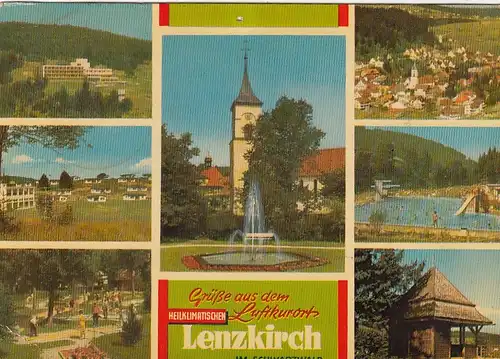 Lenzkirch, Schwarzwald, Mehrbildkarte gl1978 G4275