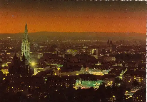 Freiburg im Breisgau im Abendrot ngl G4283