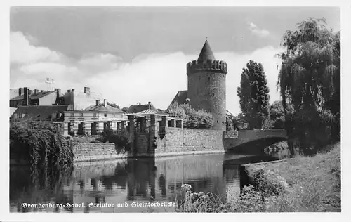 Brandenburg (Havel) Steintor und Steintorbrücke ngl 168.782