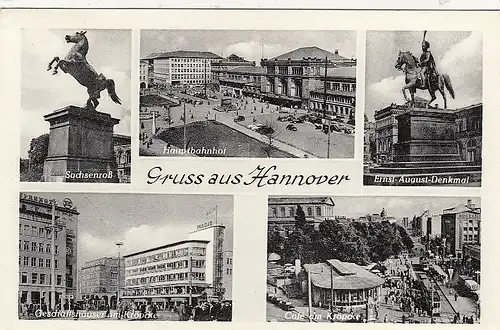 Hannover, Mehrbildkarte ngl G2813