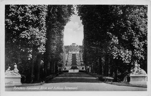 Potsdam Sanssouci Blick zum Schloss feldpgl1942 168.460