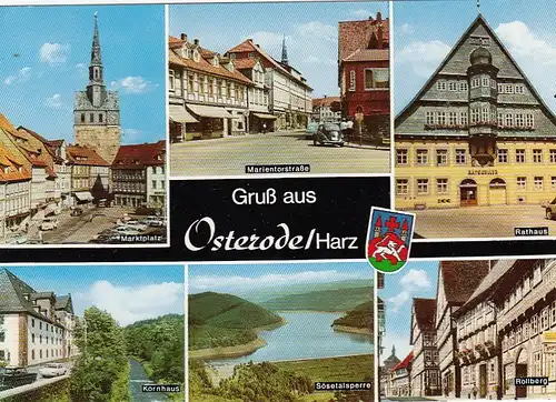 Osterode, Harz, Mehrbildkarte ngl G2040