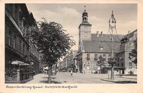 Brandenburg (Havel) Partie am Altstädtischen Rathaus bahnpgl1953 168.808
