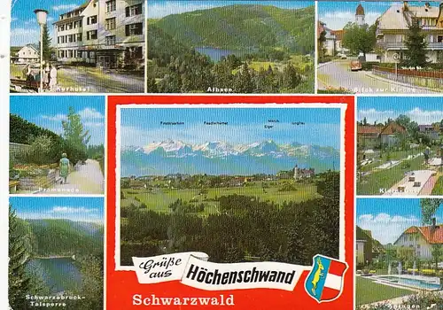 Höchenschwand, Schwarzwald, Mehrbildkarte gl1982? G4349