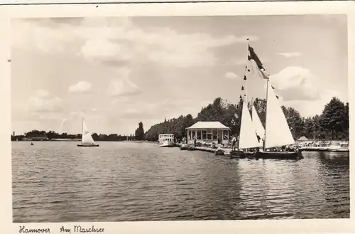 Hannover, Segelboote am Maschsee ngl G2865