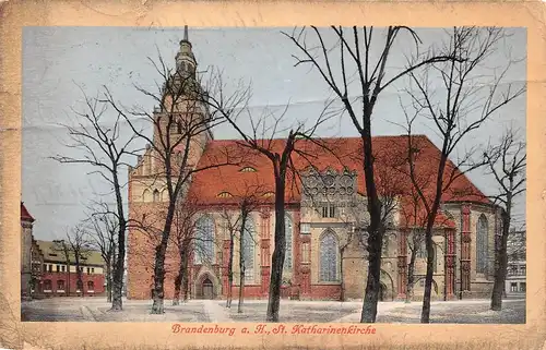 Brandenburg (Havel) St. Katharinenkirche feldpgl1915 168.886