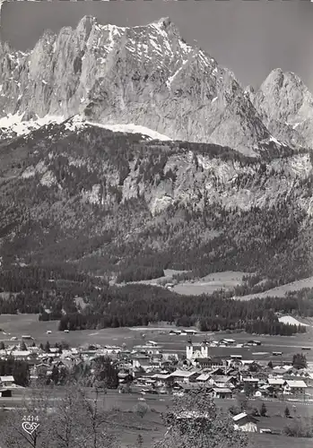 St.Johann, Tirol, mit Wildem Kaiser gl1960 G3955