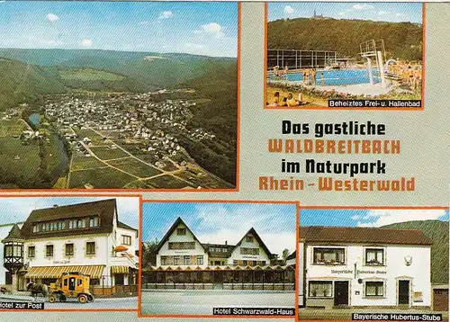 Waldbreitbach an der Wied, Hotels, Mehrbildkarte ngl G4948