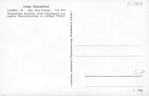 Lehnin Hotel Klosterhof ngl 168.923