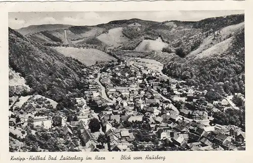 Bad Lauterberg im Harz, Blick vom Hausberg glum 1950? G5785