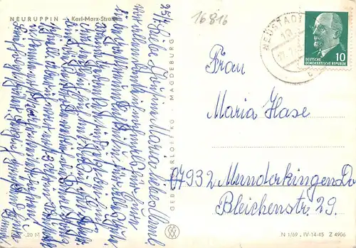 Neuruppin Straßenpartie gl1968 168.983