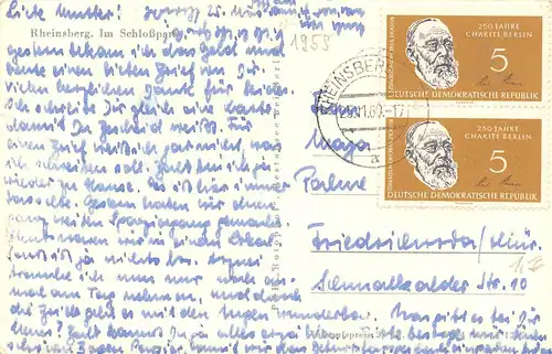 Rheinsberg Im Schlosspark gl1960 168.992