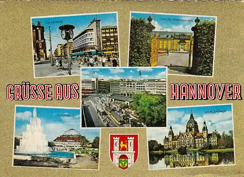 Hannover, Mehrbildkarte gl1969 G3000