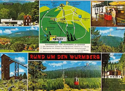 Rund um den Wurmberg, Mehrbildkarte ngl G2305