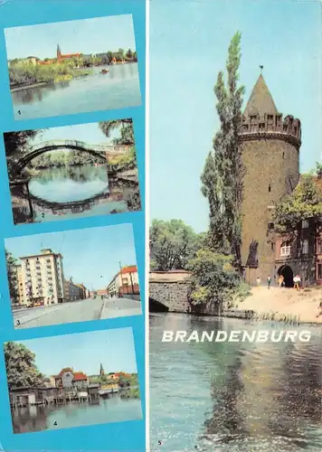 Brandenburg (Havel) Mühlendamm Brücke Friedensstraße ngl 168.710