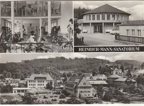 Bad Liebenstein, Thür.Wald, Heinrich-Mann-Sanatorium, Mehrbildkarte ngl G5824