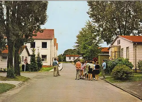 Friedland, nahe Göttingen, Grenzdurchgangslager, eine Lagerstraße ngl G5844