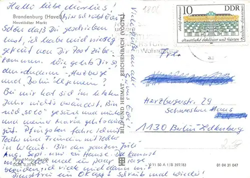 Brandenburg (Havel) Neustädter Markt gl1984 168.733