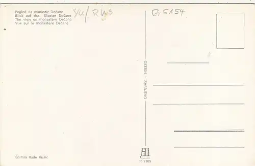 Pogled na manastir Decane ngl G5154