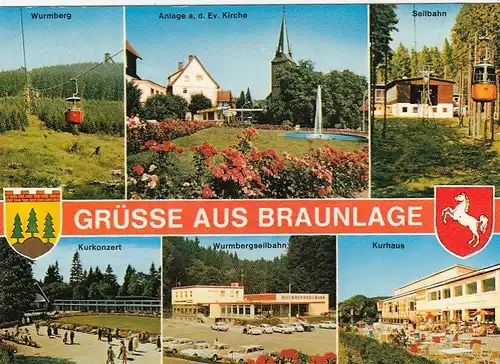 Braunlage/Oberharz, Mehrbildkarte ngl G2380