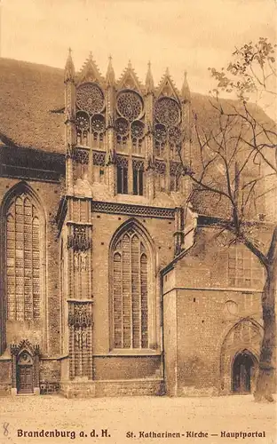 Brandenburg (Havel) Katharinenkirche Haupt-Portal ngl 168.879
