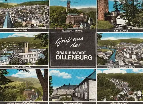 Dillenburg, Mehrbildkarte gl1975 G5893