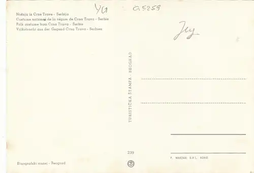 Nosnja iz Crne Trave, Trachten-Trägerin ngl G5259