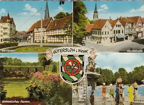 Gütersloh, Mehrbildkarte gl1961 G6015