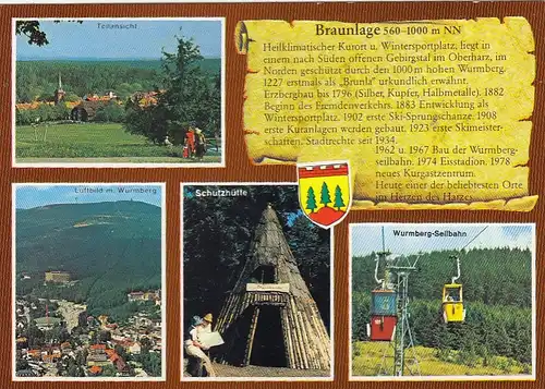 Braunlage/Oberharz, Mehrbildkarte gl1987 G2384