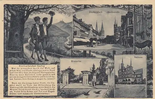 Duderstadt, Eichsfelder Sang, Mehrbildkarte ngl G2484