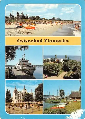 Zinnowitz Strand Hafen Konzertpavillon gl1989 169.273