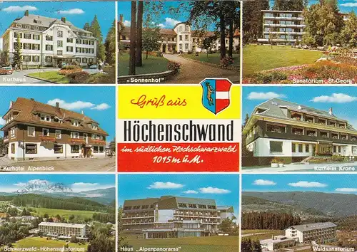 Höchenschwand, Schwarzwald, Mehrbildkarte glum 1970? G4247