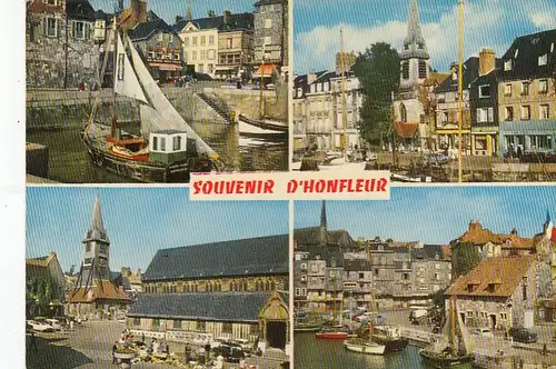 Honfleur (Calvados), Vielles Maisons, Mehrbildkarte ngl G4724