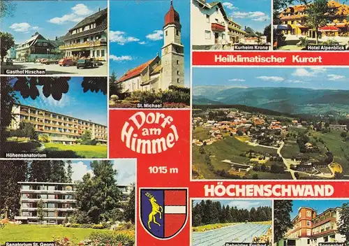 Höchenschwand, Schwarzwald, Mehrbildkarte gl1979 G4257