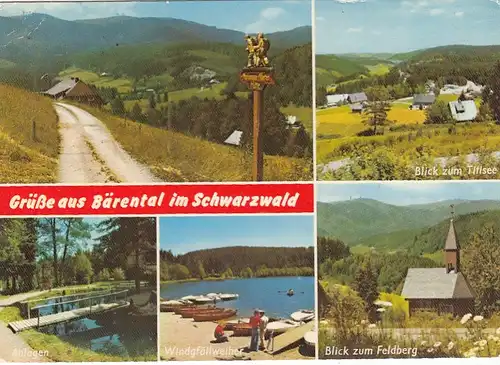 Bärental, Schwarzwald, Mehrbildkarte gl1977 G4313