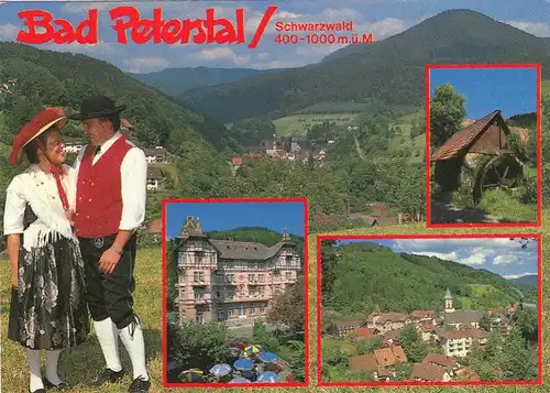Bad Peterstal, Mehrbildkarte ngl G4332