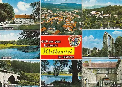 Walkenried im Südharz, Mehrbildkarte glum 1980? G2581