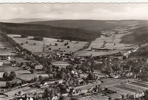 Neuhaus, Solling, Panorama gl1959 G2632