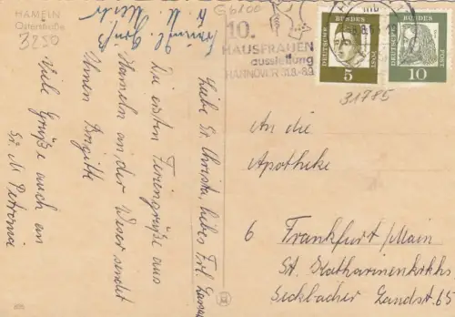 Hameln a.d.W, Osterstraße gl1963 G6101