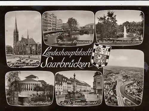 Landeshauptstadt Saarbrücken, Mehrbildkarte ngl G5459